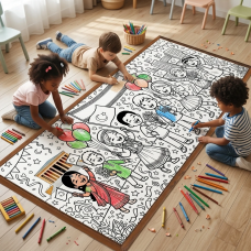 Sihirli Kağıt 23 Nisan Boyama Kağıdı-2 140x60cm 