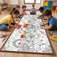 Sihirli Kağıt 23 Nisan Boyama Kağıdı-4 140x60cm Sihirli Kağıt 23 Nisan Boyama Kağıdı-4 140x60cm