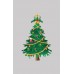 Magic Paper Christmas Tree Static Cling 60x100cm