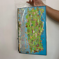 Magic Paper Adhesive Türkiye Culture Map 48x29cm Magic Paper Adhesive Türkiye Culture Map 48x29cm
