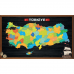 Magic Paper Türkiye Province-District Decorative Map 120x70cm