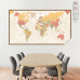 Magic Paper Vintage World Map Custom Print 175x98cm