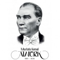 Sihirli Kağıt Atatürk 10 kasım Sticker-1 76x52cm