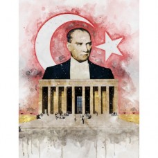 Sihirli Kağıt Atatürk 10 kasım-2 75x100cm 