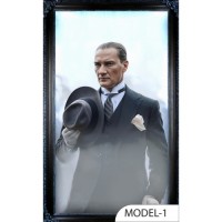 Sihirli Kağıt Atatürk Tablo-01 70x110cm