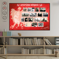 Sihirli Kağıt Atatürk köşesi Statik tutunma özellikli 66x98cm