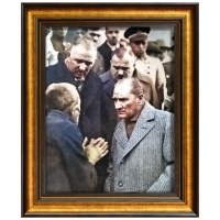 Sihirli Kağıt Atatürk Tablo 58x70cm