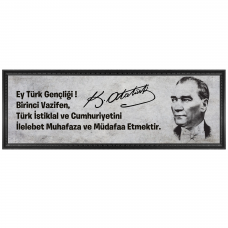 Sihirli Kağıt Atatürk Sözleri-1 35x100cm