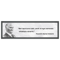 Sihirli Kağıt Atatürk Sözleri-5 30x100cm