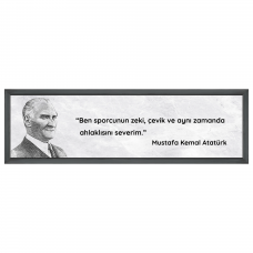 Sihirli Kağıt Atatürk Sözleri-5 30x100cm