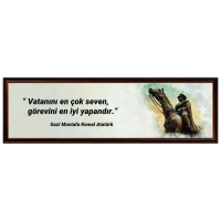 Sihirli Kağıt Atatürk Sözleri-6 30x100cm