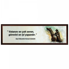 Sihirli Kağıt Atatürk Sözleri-6 30x100cm