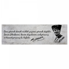 Sihirli Kağıt Atatürk Sözleri-7 30x100cm
