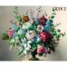 Sihirli Kağıt Tablo Çiçek Şenliği Set Statik Tutunma Özellikli Yapıştırma Gerektirmez 4'lü