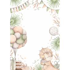 Sihirli Kağıt Doğum Günü Poster-5 Statik Tutunma Özellikli Yapıştırma Gerektirmez 148x209cm