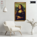 Sihirli Kağıt Tablo Mona Lisa Statik Tutunma Özellikli Yapıştırma Gerektirmez 70x116cm