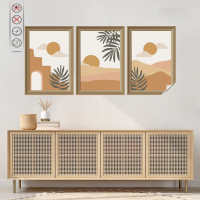 Magic Paper Modern Painting-4 50x70cm Static Cling Feature No Gluing Required