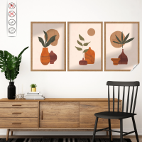 Magic Paper Modern Painting-6 50x70cm Static Cling Feature No Gluing Required