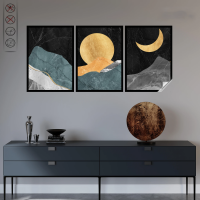 Magic Paper Modern Painting-8 50x70cm Static Cling Feature No Gluing Required