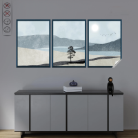 Magic Paper Modern Painting-9 50x70cm Static Cling Feature No Gluing Required