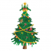 Magic Paper Christmas Tree Static Cling 60x100cm
