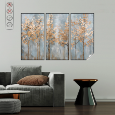 Magic Paper Flower Table-Poster-27 Static Cling Feature No Gluing Required