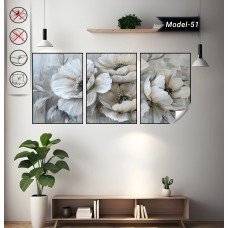 Magic Paper Flower Table-Poster-08 Static Cling Feature No Gluing Required