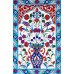 Sihirli Kağıt Tablo-01 Lale Çini Görünümlü Statik Tutunma Özellikli Yapıştırma Gerektirmez 65x100cm