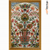 Sihirli Kağıt Tablo-02 Lale Çini Görünümlü Statik Tutunma Özellikli Yapıştırma Gerektirmez 65x100cm