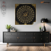Sihirli Kağıt Esma-ül Hüsna Gold Statik Tutunma Özellikli Yapıştırma Gerektirmez 98x98cm 