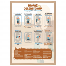 Magic Paper Poster I'm Learning Prayer 50x70cm Static Cling Feature