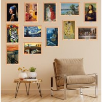Magic Paper World Famous Paintings-FRAME LOOK 12 PIECES 20x30cm