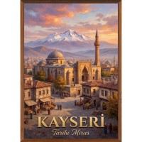 Sihirli Kağıt Tablo-10 Tarihi Miras Kayseri Statik Tutunma Özellikli Yapıştırma Gerektirmez Sihirli Kağıt Tablo-10 Tarihi Miras Kayseri Statik Tutunma Özellikli Yapıştırma Gerektirmez