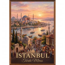 Sihirli Kağıt Tablo-05 Tarihi Miras İstanbul Statik Tutunma Özellikli Yapıştırma Gerektirmez Sihirli Kağıt Tablo-05 Tarihi Miras İstanbul Statik Tutunma Özellikli Yapıştırma Gerektirmez