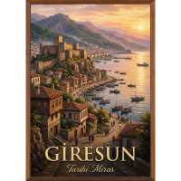 Sihirli Kağıt Tablo-33 Tarihi Miras Giresun Statik Tutunma Özellikli Yapıştırma Gerektirmez Sihirli Kağıt Tablo-33 Tarihi Miras Giresun Statik Tutunma Özellikli Yapıştırma Gerektirmez