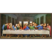 Magic Paper Painting The Last Supper Static Cling No Gluing Required 112x56cm