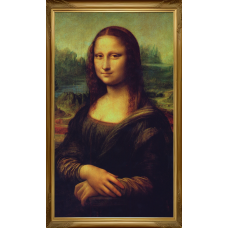 Sihirli Kağıt Tablo Mona Lisa Statik Tutunma Özellikli Yapıştırma Gerektirmez 70x116cm