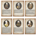 Sihirli Kağıt Osmanlı Padişahları Poster Set Her Biri 33x48cm