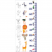 Magic Paper Colored Height Measurer Painting Work Static Cling Feature No Gluing Required 40x95cm
