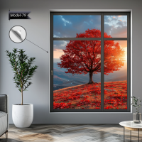 Sihirli Kağıt Cam Kaplama-79 Ağaç Statik Tutunma Özellikli Yapıştırıcı içermez