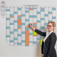 Sihirli Kağıt 2025-2026 Akademik Takvim Planlayıcı Özel Baskı 100x120cm