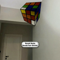Sihirli Kağıt 3D Görünümlü Zeka Küpü