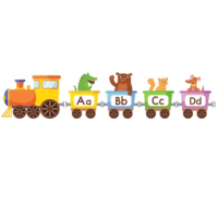 Sihirli Kağıt İngilizce Alfabe Treni 20x335cm