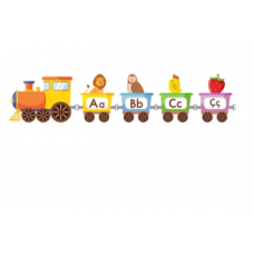 Sihirli Kağıt Türkçe Alfabe Treni 20x335cm