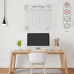 PraticPaperBoard Plan of the Month Chart Small 85x56cm