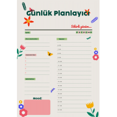 Magic Paper Daily Calendar Planner-2 Static Cling No Gluing Required 50x70cm