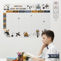 weekly class schedule model1