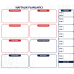 PraticPaperBoard Plan of the Week Chart 48x55cm