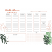 PraticPaperBoard Plan of the Week Chart 70x98cm