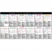 Magic Paper 2026 Tax Calendar 225x118cm with static cling feature